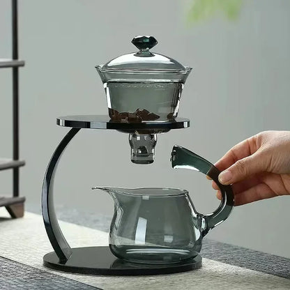 Magnetic Ion Serenity Brew Teapot - Smoky Glass Edition